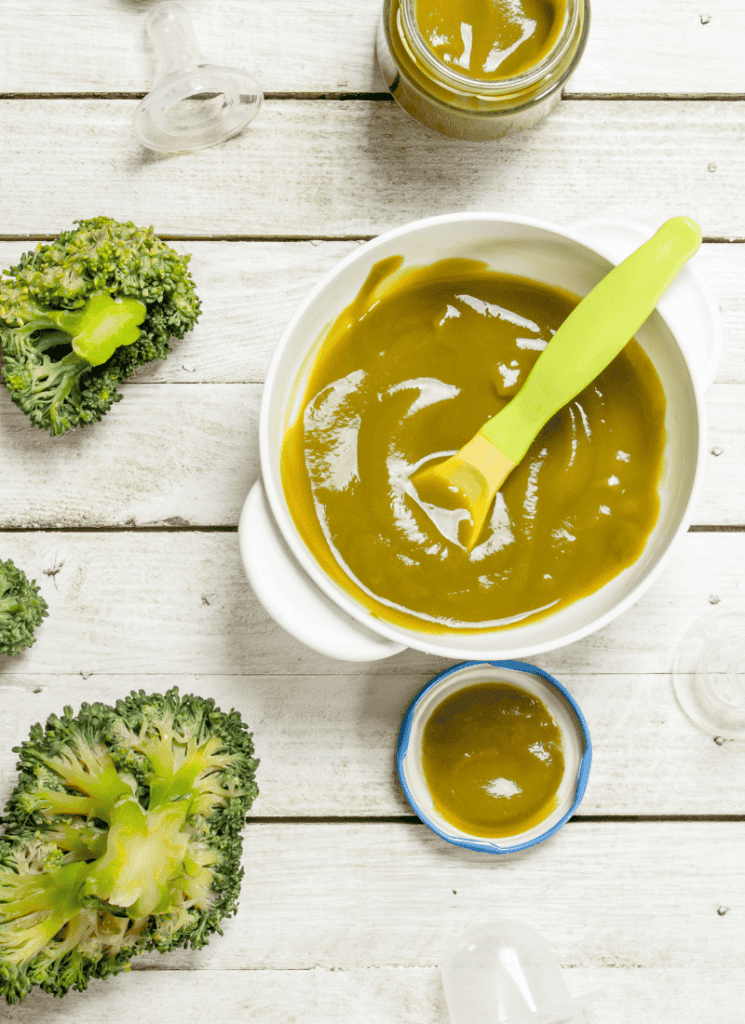 Broccoli Puree is a great Stage one Starter Baby Puree